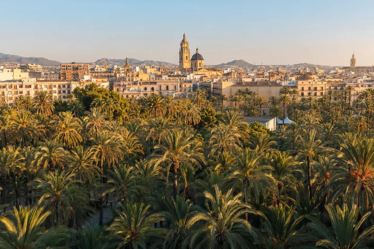 Vista de Elche, Alicante